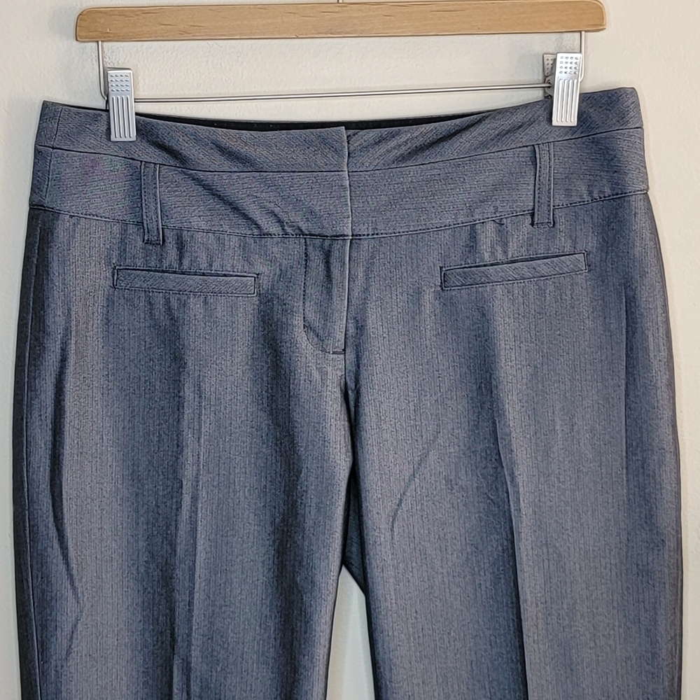 Express | Gray Micro Herringbone Print Editor Pants Trousers Size 2 - Picture 2 of 6